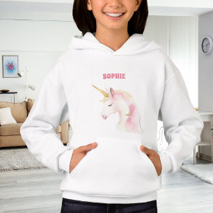 Eenhoorn hoofd roze schattige naam