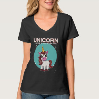 Eenhoorn hoorns voor avontuur Eenhoorn 1 T-shirt