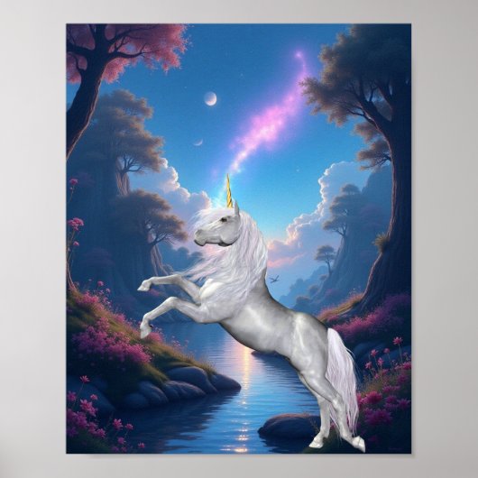 Eenhoorn hou of ontwerp je eigen poster (Voorkant)