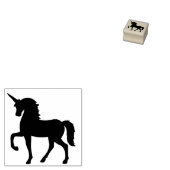 Eenhoorn Hout Kunststempel Rubberstempel (Gestempeld)