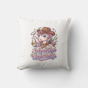 Eenhoorn Howdy Eenhoorn Cadeau Idee Sticker en Shi Kussen