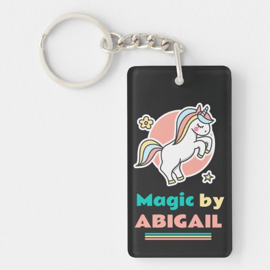 Eenhoorn - I Do Magic - Magic beroemd gemaakt door Sleutelhanger (Voorkant)
