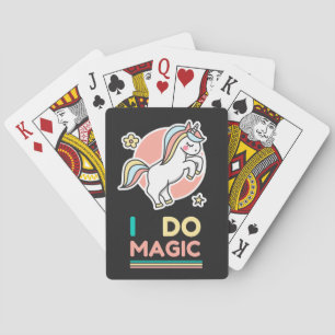 Eenhoorn - Ik doe magie Pokerkaarten