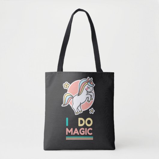 Eenhoorn - Ik doe magie Tote Bag (Voorkant)