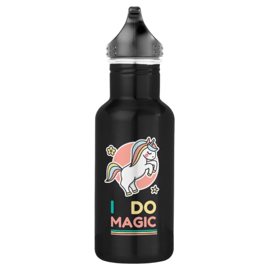Eenhoorn - Ik doe magie Waterfles (Rechts)
