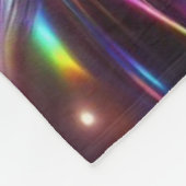 Eenhoorn in een magische sprankelende achtergrond fleece deken (Hoek)