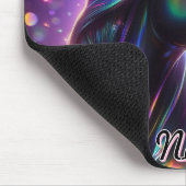 Eenhoorn in een magische sprankelende achtergrond muismat (Hoek)