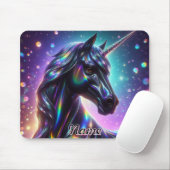 Eenhoorn in een magische sprankelende achtergrond muismat (Met muis)
