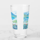 Eenhoorn in een paradijs droomwereld aangepast glas (Links)