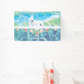 Eenhoorn in een persoonlijk paradijs-droom spandoek (Insitu)