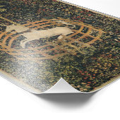 Eenhoorn in gevangenschap foto afdruk (Hoek)