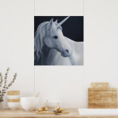 Eenhoorn in het Moonlight Poster (Keuken)
