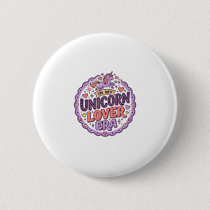 Eenhoorn in mijn eenhoornliefhebberstijdperk Whims Ronde Button 5,7 Cm