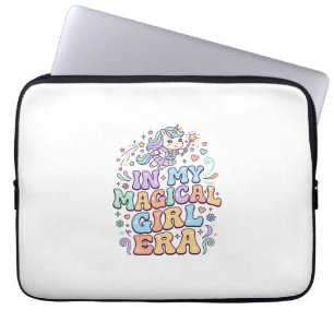 Eenhoorn in mijn Magical Girl-tijdperk Kawaii-stic Laptop Sleeve