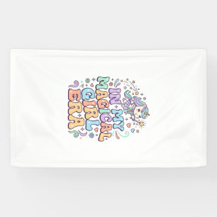 Eenhoorn in mijn Magical Girl-tijdperk Kawaii-stic Spandoek