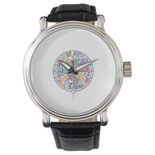 Eenhoorn In Mijn Magische Moeder Tijdperk Grappige Horloge