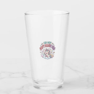 Eenhoorn In Mijn Zachte Magie Tijdperk Retro Stijl Glas