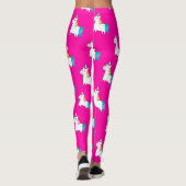 Eenhoorn in regenboogkleuren leggings (Achterkant)