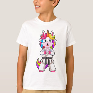 Eenhoorn Karate Vechtkunst T-shirt
