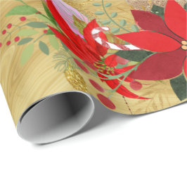 Eenhoorn Kerst Feestdagen Lux Eenhoorn Vonk Rood Cadeaupapier