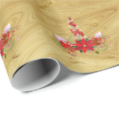 Eenhoorn Kerst Feestdagen Marmer Eenhoorn Goud Roo Cadeaupapier (Rol Hoek)