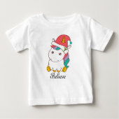 Eenhoorn Kerst Shirt voor kinderen, peuters (Voorkant)