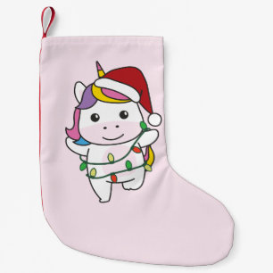 Eenhoorn Kerst Winter Dieren Vakantie Eenhoorns Kleine Kerstsok