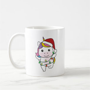 Eenhoorn Kerst Winter Dieren Vakantie Eenhoorns Koffiemok
