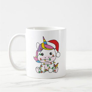 Eenhoorn Kerst Winter Dieren Vakantie Eenhoorns Koffiemok