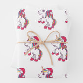 Eenhoorn kerstinpakpapier, Eenhoorn Inpakpapier Vel (In situ)