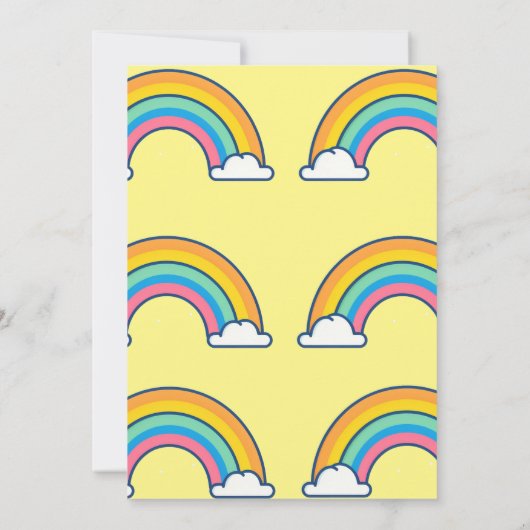 Eenhoorn Kinder Leuke Feestdag Verjaardag Kaart (Achterkant)