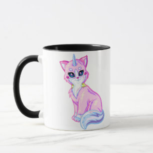 Eenhoorn Kitten Regenboog Koffie Mok