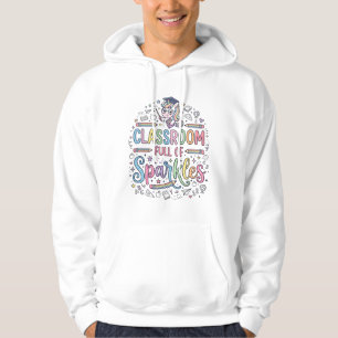 Eenhoorn Klaslokaal Vol met Glitters Originele Mer Hoodie
