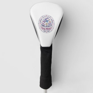 Eenhoorn Kleine Atleet Grote Magie Speelse Print o Golfheadcover