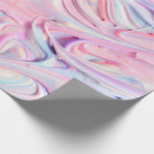 Eenhoorn kleuren cadeaupapier (Hoek)