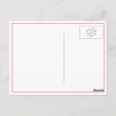 Eenhoorn Kleurrijk Dank u Briefkaart (Achterkant)