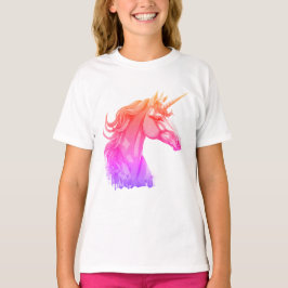 Eenhoorn Kleurrijk Fantasie Kunst T-Shirt voor Mei