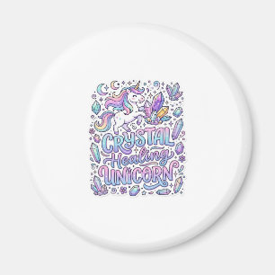 Eenhoorn Kristal Genezing Eenhoorn Cadeau Idee Vec Magneet