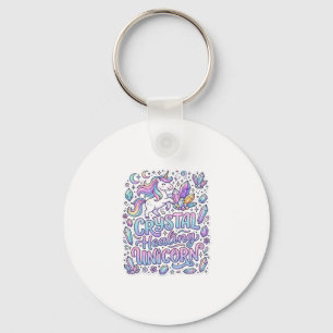 Eenhoorn Kristal Genezing Eenhoorn Cadeau Idee Vec Sleutelhanger