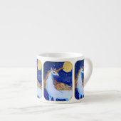 Eenhoorn "Kunst door kinderen" Espresso Kop (Voorkant rechts)