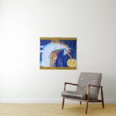 Eenhoorn "Kunst door kinderen" Wandkleed (In Situ (horizontaal))