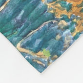 Eenhoorn Kunst Fleece Deken (Hoek)