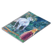 Eenhoorn Kunst Notitieboek (Linkerzijde)