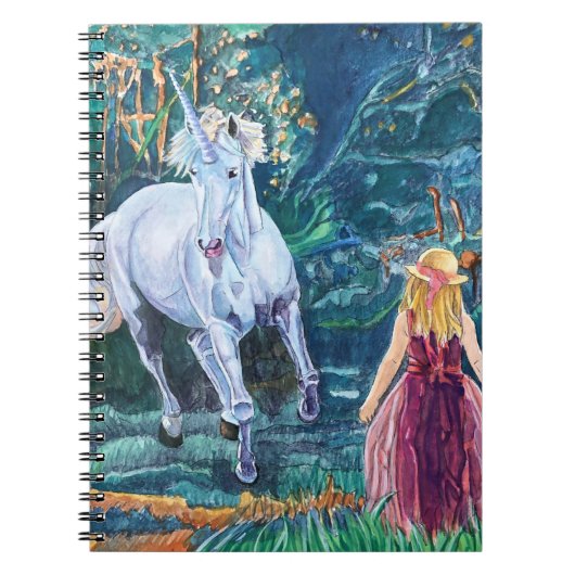 Eenhoorn Kunst Notitieboek (Voorkant)