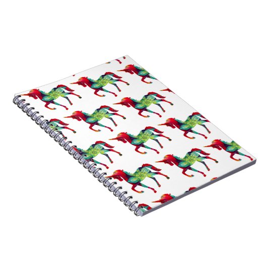 Eenhoorn kunst Notitieboek (Rechterzijde)