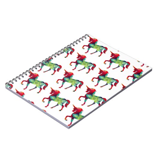 Eenhoorn kunst Notitieboek (Linkerzijde)