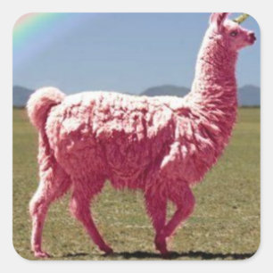 Eenhoorn-Lama Sticker