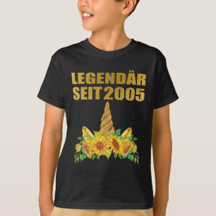 Eenhoorn Legendär Seit 2005 Einhorn 16. Geburtstag T-shirt