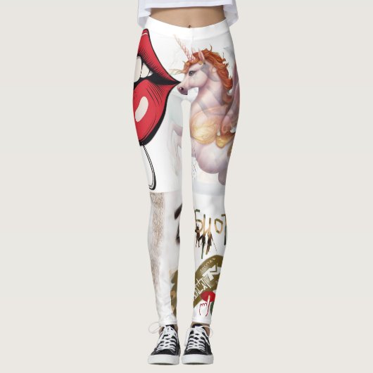 Eenhoorn Leggings van ShotBaeB (Voorkant)
