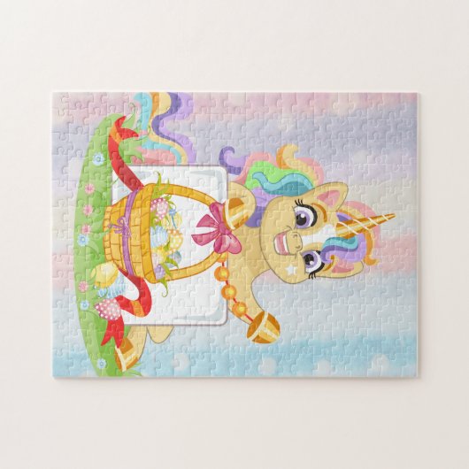 Eenhoorn lente magische eenhoorns zomervakantie legpuzzel (Horizontaal)